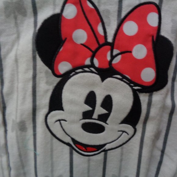 Disney Minnie Mouse Flannel Cotton Night Shirt Sleepwear Large NWT - Picture 3 of 5
